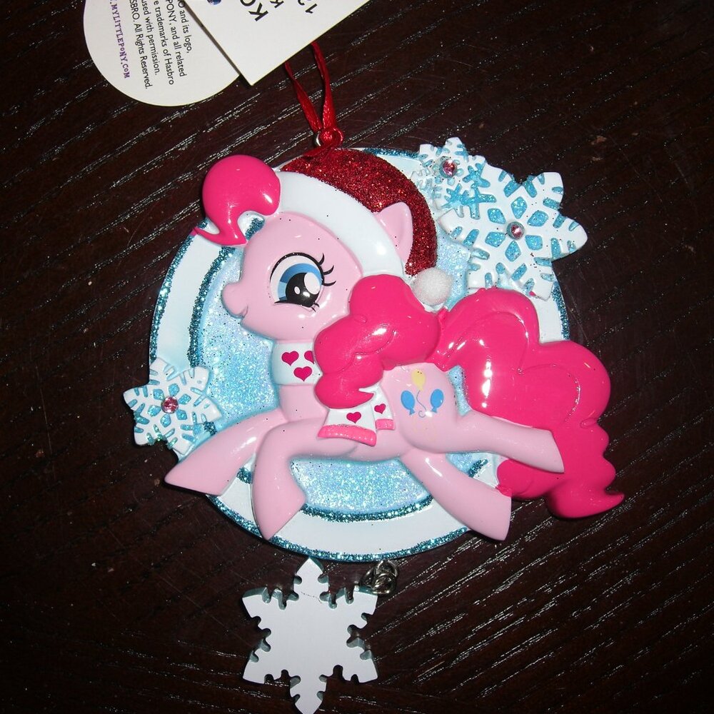 My little pony Pinkie pie Personalized Christmas ornament MLP